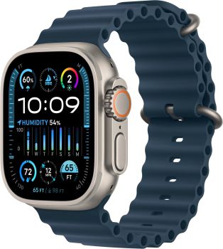 Apple Watch Ultra 2 GPS + Cellular, 49 мм, корпус из титана, ремешок Ocean синего цвета